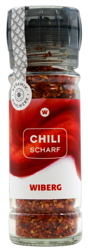 Wiberg Chilli scharf Gewürzmühle, 6 x 40g Gewürzmühle