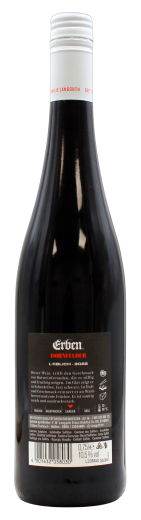 Erben Dornfelder Rotwein lieblich 10.5% vol., 6 x 0.75 l Flasche
