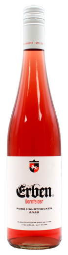 Erben Dornfelder Rosèwein halbtrocken 11.5% vol., 6 x 0.75 l Flasche