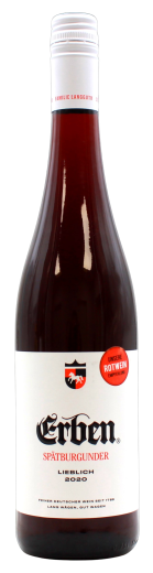 Erben Spätburgunder Rotwein lieblich 10.5% vol., 6 x 0.75 l Flasche