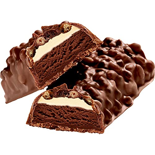 HEJ Crispy High Protein Eiweißriegel Crunchy Brownie, 12 x 45g Riegel