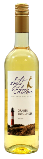 Sylt Edition Grauer Burgunder Weißwein trocken 11.5% vol., 6 x 0.75 l Flasche