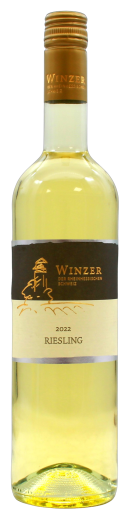 Winzer der Rheinhessischen Schweiz Riesling Weißwein halbtrocken 11.5% vol., 6 x 0.75 l Flasche