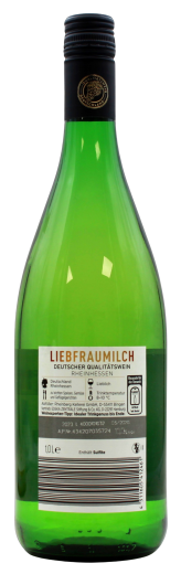 Liebfraumilch weiß deutscher Qualitätswein lieblich 10% vol., 6 x 1 l Flasche