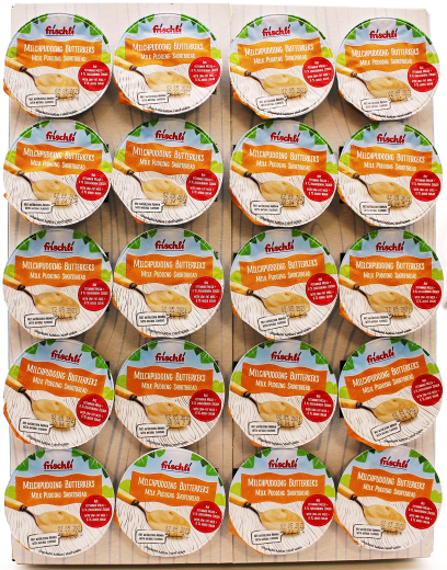 frischli Milchpudding Butterkeks, 20 x 85g Becher