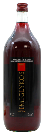 Cavino Imiglykos Rotwein lieblich 11% vol., 6 x 2 l Flasche