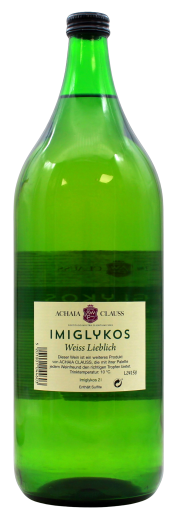 Achaia Clauss Imiglykos Weißwein lieblich 11% vol., 6 x 2 l Flasche