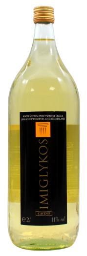 Cavino Imiglykos Weißwein lieblich 11% vol., 6 x 2 l Flasche