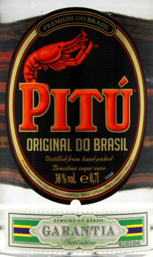 Pitu Cachaca 38% vol., 6 x 0.7 l Flasche