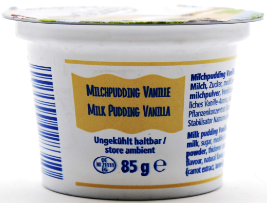 frischli Milchpudding Vanille, 20 x 85g Becher