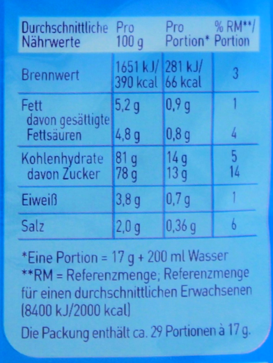 Krüger Family Cappuccino Classico Getränkepulver, 6 x 500g Beutel