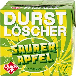 Durstlöscher Saurer Apfel, 12 x 500ml Trinkpäckchen