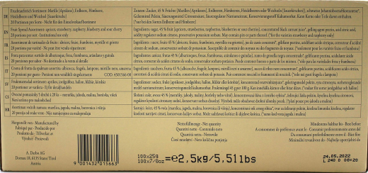 D'arbo Fruchtaufstrich Sortiment, 100 x 25g Schale