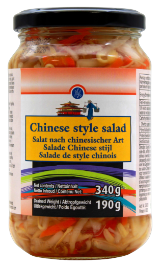 Heuschen & Schrouff Salat nach chinesischer Art, 6 x 190g Glas
