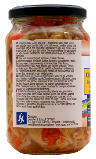 Heuschen & Schrouff Salat nach chinesischer Art, 6 x 190g Glas