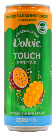 Volvic Touch Spritz Mango Passionsfrucht Zero, 12 x 0.33 l Dose EINWEG