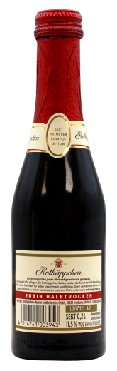 Rotkäppchen Rubin Sekt halbtrocken 11.5% vol., 24 x 0.2 l Flasche