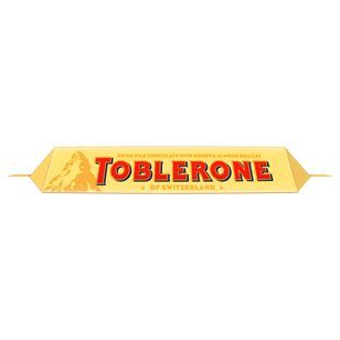 Toblerone feine Schweizer Milchschokolade mit Honig- und Mandelnougat, 24 x 35g Riegel