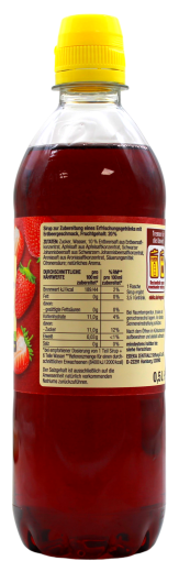 Herzstücke Erdbeere Getränkesirup, 6 x 0.5 l Flasche