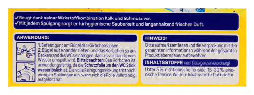 WC Sticks mit Zitronenduft, 11 x 160g Packung