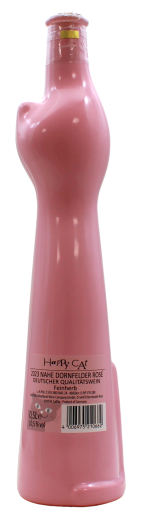 Happy Cat Nahe Dornfelder Rosewein feinherb 10.5% vol., 12 x 0.5 l Flasche