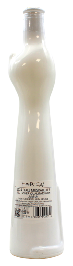 Happy Cat Pfalz Muskateller Weißwein lieblich 10.5% vol., 12 x 0.5 l Flasche