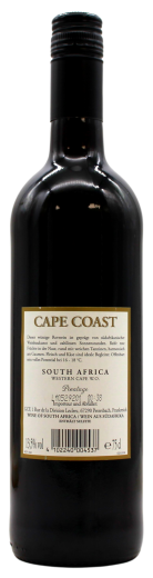 Cape Coast Pinotage Rotwein trocken 13.5% vol., 6 x 0,75 l Flasche