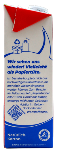 frischli H-Fettarme Milch 1.5% Fett, 12 x 1 l Getränkekarton