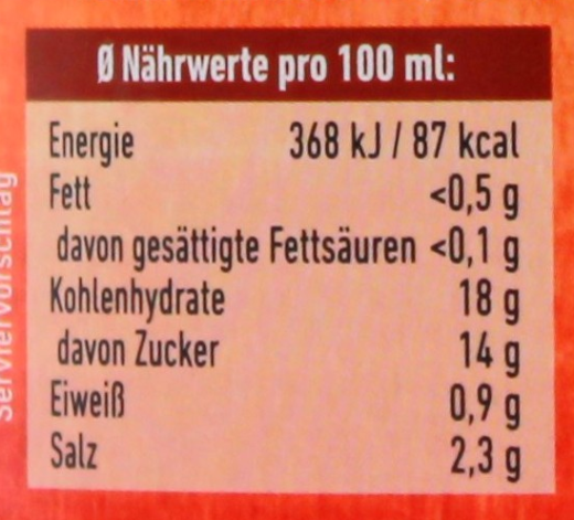 Homann Paprika Sauce Balkan-Art, 6 x 400ml Glas