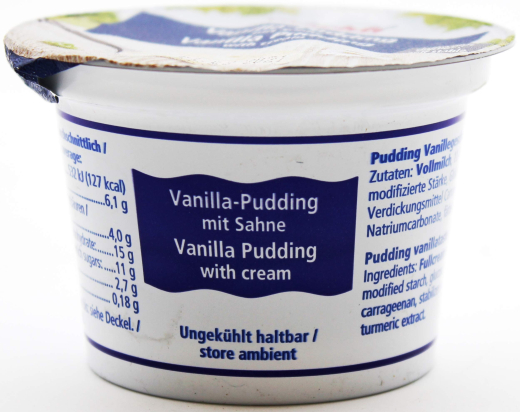frischli Vanilla-Pudding mit Sahne, 20 x 85g Becher