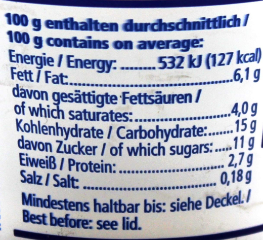 frischli Vanilla-Pudding mit Sahne, 20 x 85g Becher