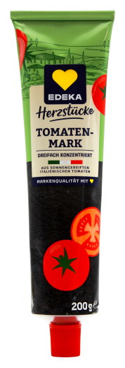Herzstücke Tomatenmark 3-fach konzentriert, 6 x 200g Tube