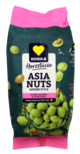 Herzstücke Asia Nuts Wasabi Style, 7 x 150g Beutel