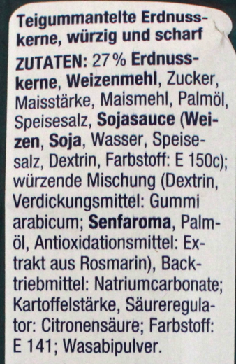 Herzstücke Asia Nuts Wasabi Style, 7 x 150g Beutel