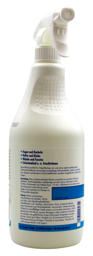 Dr. Becher Schimmel Entferner, 3 x 1 l Sprüflasche
