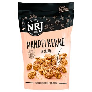 NRJ Mandelkerne in Sesam, 10 x 150g Beutel