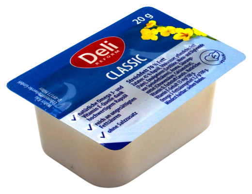 Deli Reform Classic Margarine 70% Fett, 120 x 20g Portionsschale