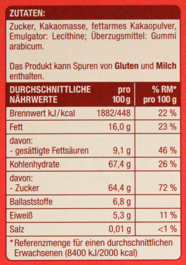Gut & Günstig Schokostreusel, 9 x 400g Packung