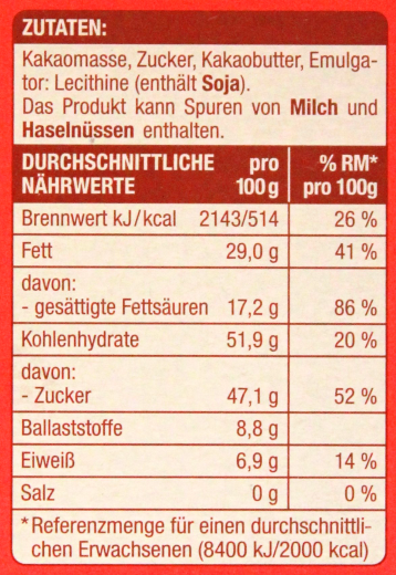 Gut & Günstig Schoko-Tröpfchen Zartbitter, 6 x 100g Packung