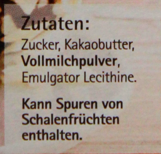 Ruf Raspelschokolade weiße Schokolade, 11 x 100g Packung