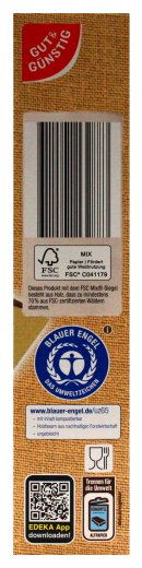 Gut & Günstig Kaffeefilter Größe 4 ungebleicht, 9 x 120 Kaffeefilter