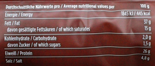 Aoste Kordelsalami luftgetrocknet, 4 x 250g Salami