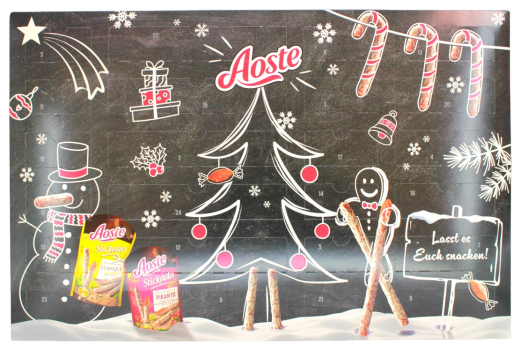 Aoste Adventskalender, 1 x 405g Adventskalender