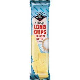 Mr.Knabbits Long Chips Original gesalzen, 20 x 75g Packung