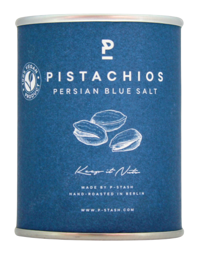 P-Stash Pistazien mit persischem Blausalz, 12 x 50g Dose