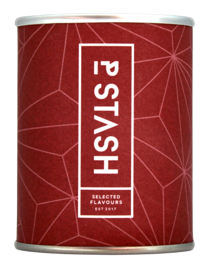 P-Stash Haselnüsse mit Himbeere und weißer Schokolade, 6 x 60g Dose