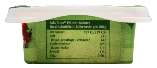 Arla Buko Pikante Kräuter Frischkäse, 5 x 200g Becher