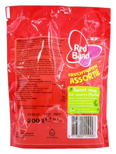 Red Band Assortie Fruchtgummi, 11 x 200g Beutel
