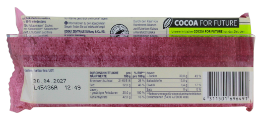 Herzstücke Bitterschokoladen- Kuvertüre, 11 x 200g Riegel