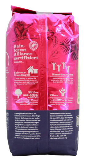 Herzstücke Barista Espresso Brazil & Uganda Kaffee ganze Bohnen, 4 x 1 kg Beutel